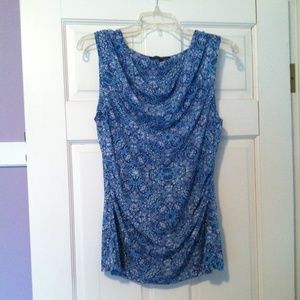 Ava & Grace cowl-neck sleeveless top - Sz. L.